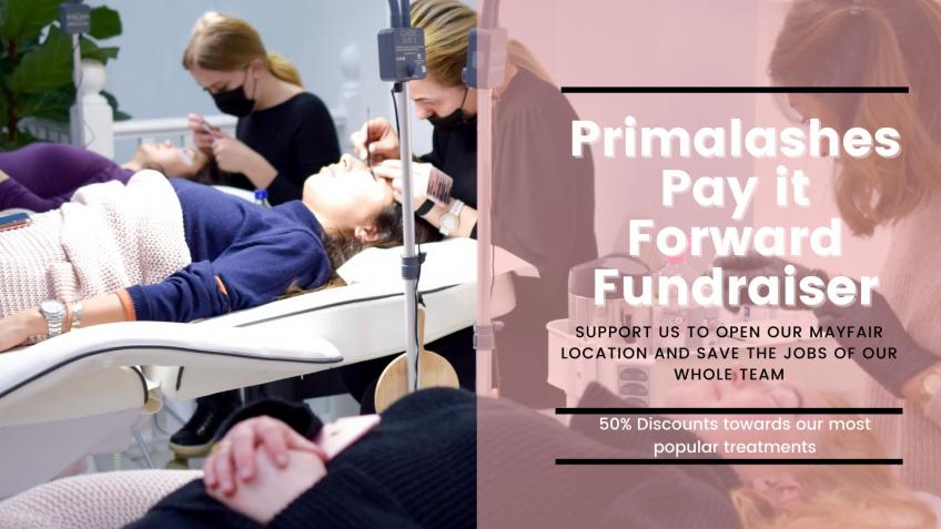 Primalashes Mayfair, Back to Business Fundraiser.