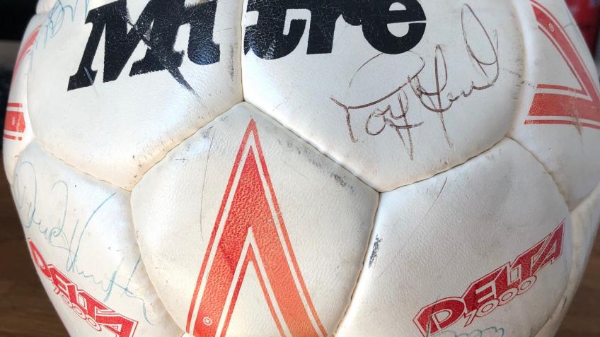 Win a signed Wigan Athletic football from 1987