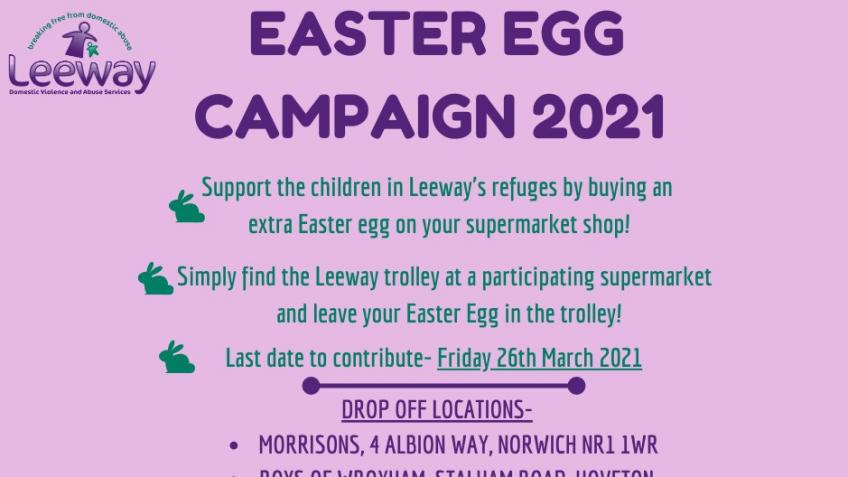 Leeway Easter Egg Campaign 2021