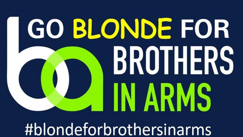 Going blonde for Brothers in arms