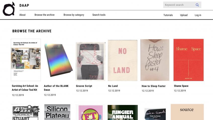 The Digital Archive of Artists' Publishing (DAAP)