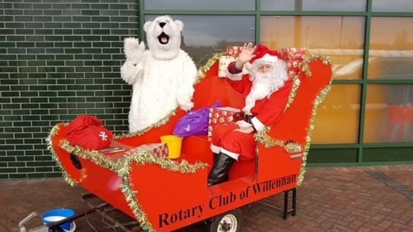Santa Sleigh collection for Acorns Rainbow House